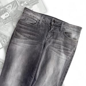 Y2K Gray Light Wash BeBe Denim Skinny Jeans
